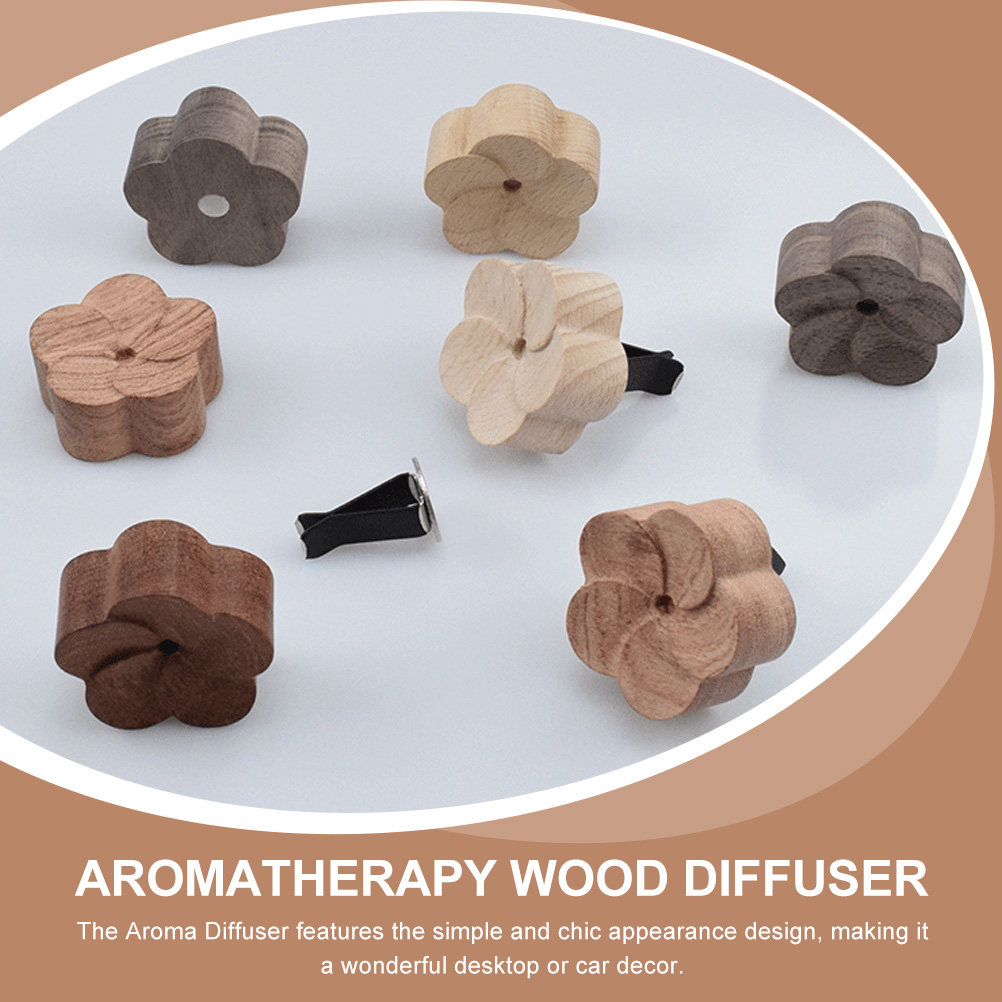 3Pcs Natural Wooden Essential  - Aromatherapy Diffuser review and price