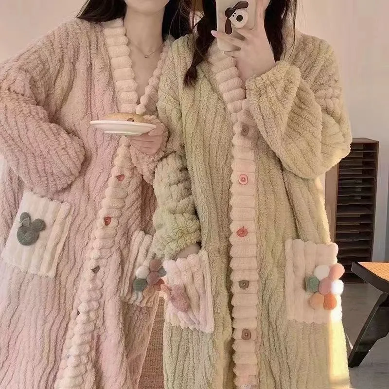 Women's Padded Thickened Warm  - Bathrobe review and price